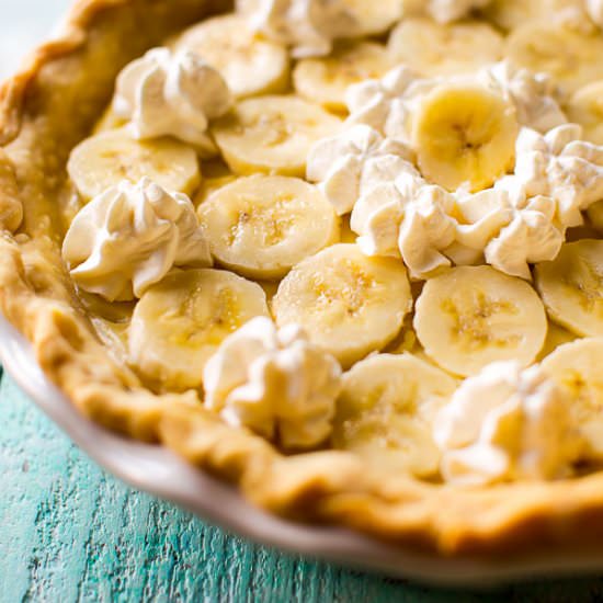 Homemade Banana Cream Pie