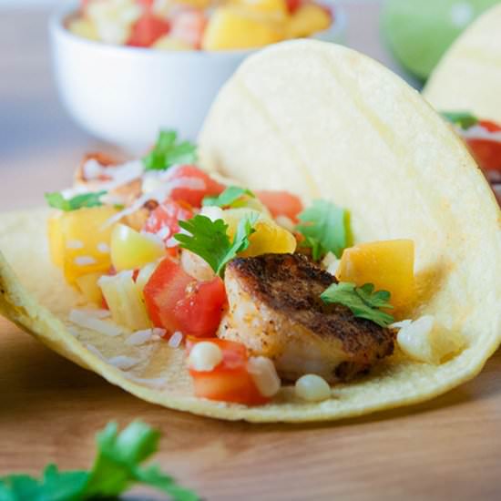 Blackened Shrimp Tacos