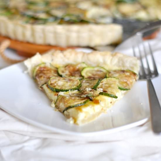 Zucchini-Mascarpone Tart