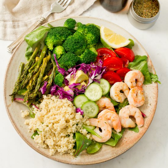 Meal-Sized Shrimp Salad