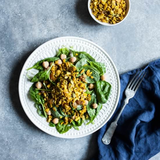 Savory Turmeric Spice Granola