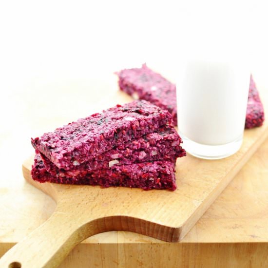 Blackberry Hazelnut Bars