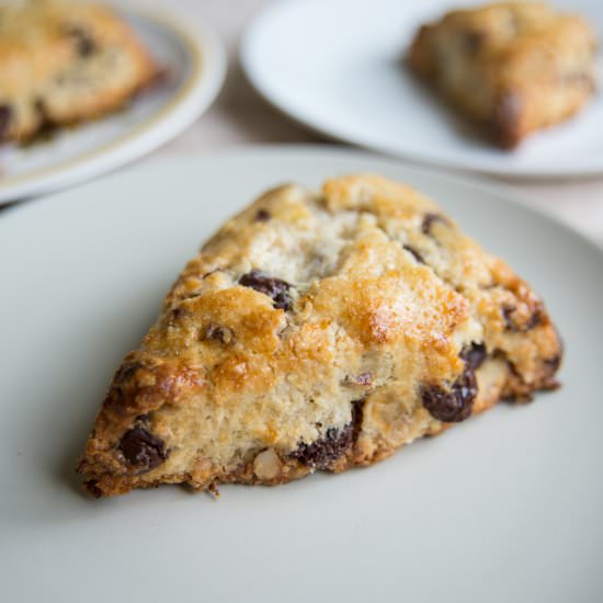 Chocolate Hazelnut Scones