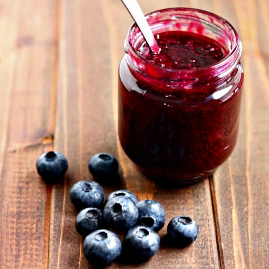 30 Minute Blueberry Chia Jam