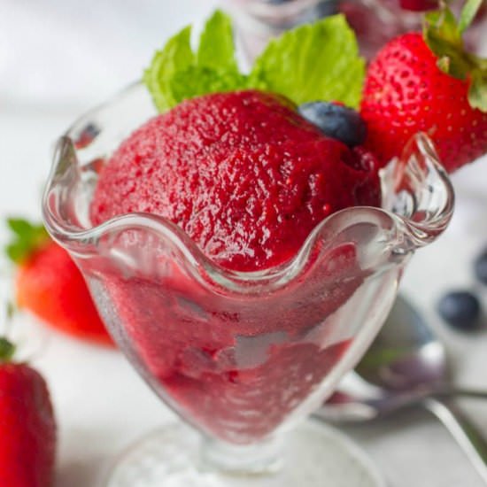Mixed Berry Sorbet