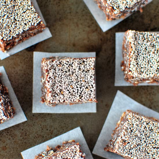 No Bake Chocolate Chia Bites