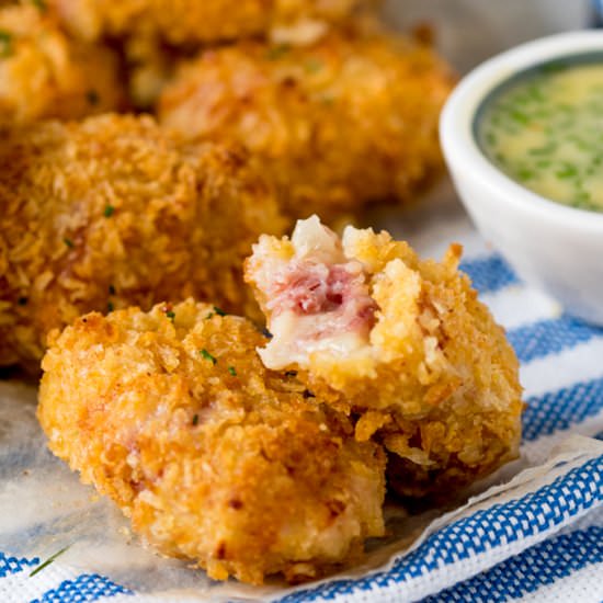 BAKED HAM HOCK CHEDDAR CROQUETTE