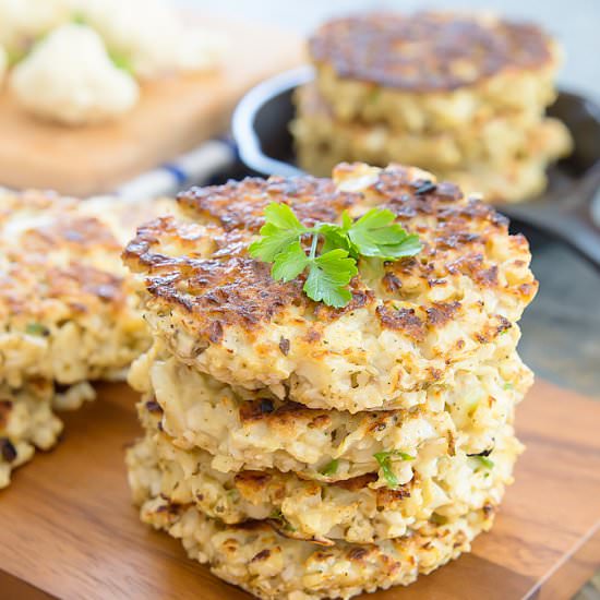 Cauliflower Fritters