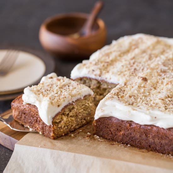Banana Cake Cream Cheese Frosting