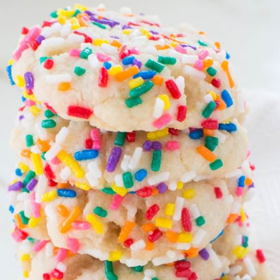 Sprinkled Butter Cookies