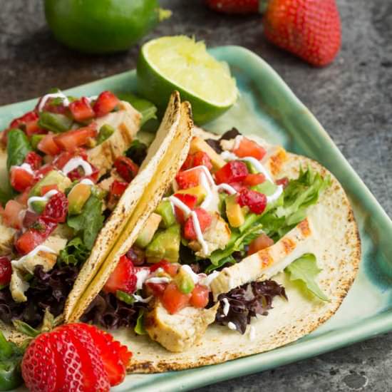 Mojito Grilled Chicken Tacos