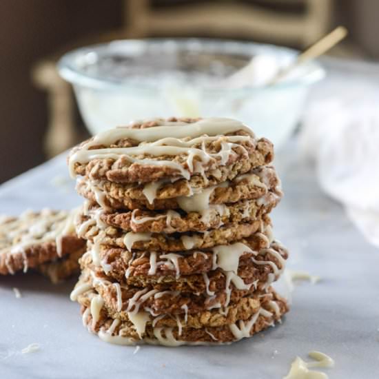 spiced oatmeal cookies