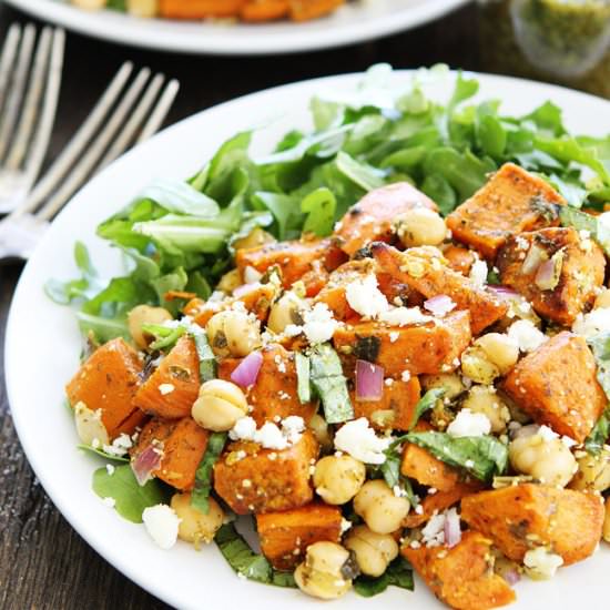 Sweet Potato Chickpea Salad
