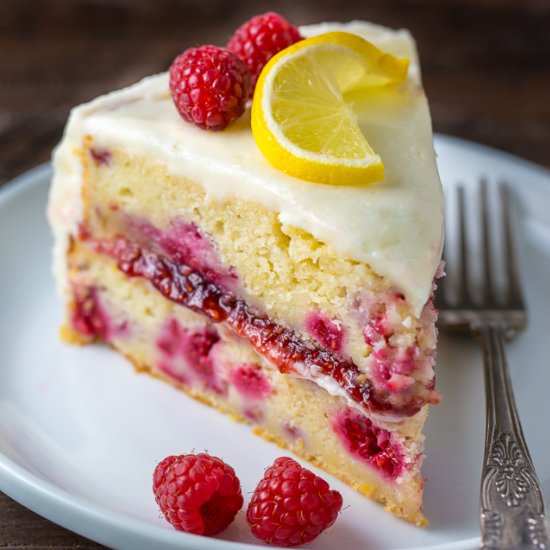Lemon Raspberry Cake