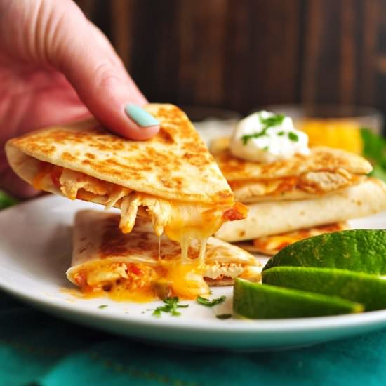 Quick Chicken Quesadillas