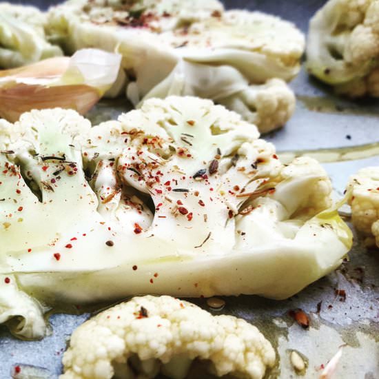 Za’atar Roasted Cauliflower