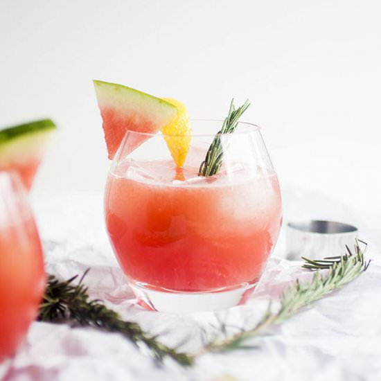 Rosemary Watermelon Cocktails