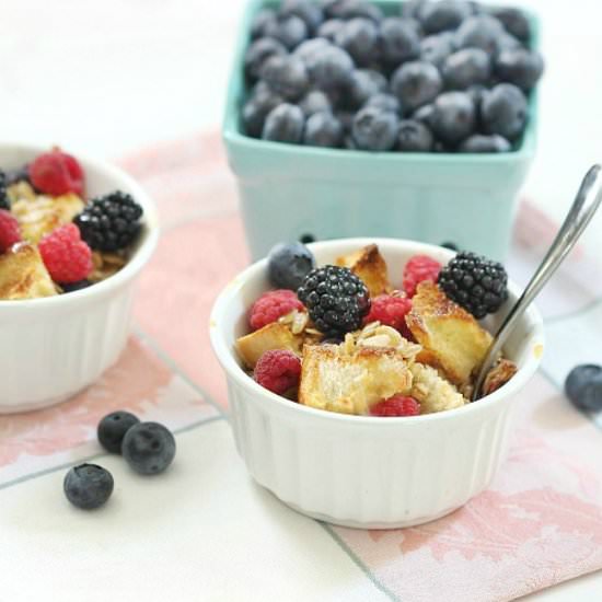 Triple Berry Baked French Toast
