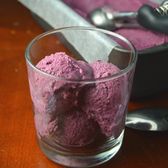 Strawberry and Blueberry Ice Cream