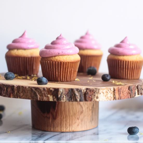 Blueberry & Lemon Cupcakes