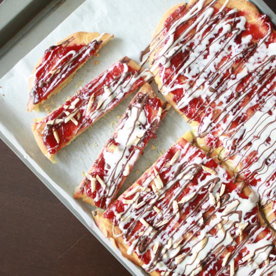 Cherry Almond Puff Loaf