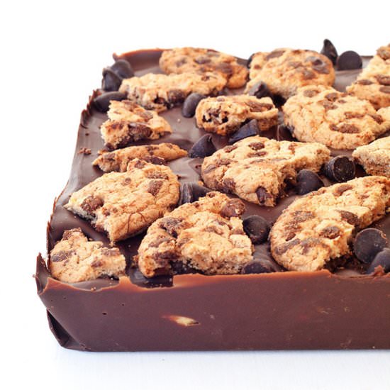 Cookie Dough Stuffed Chocolate Bar