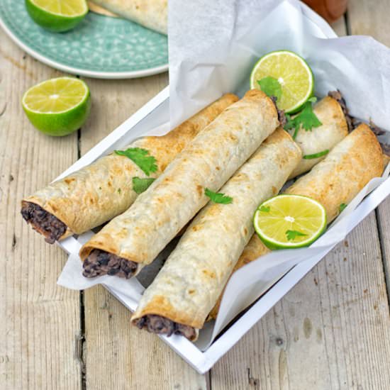 Vegan Cream Cheese Taquitos