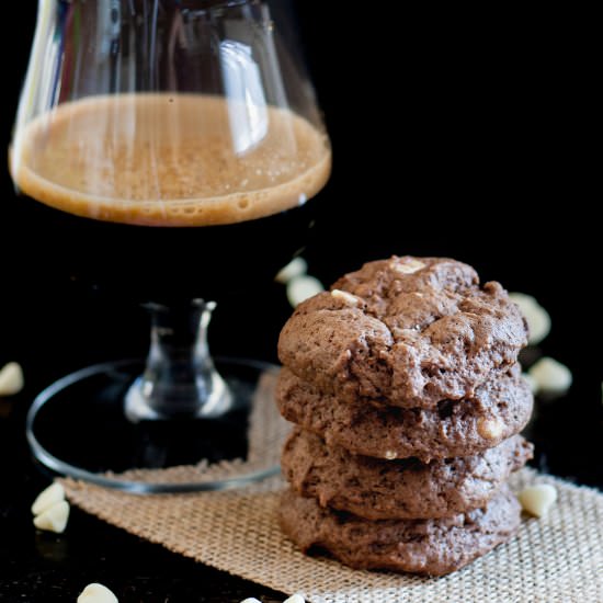 Chocolate Coffee Stout Beer Cookies