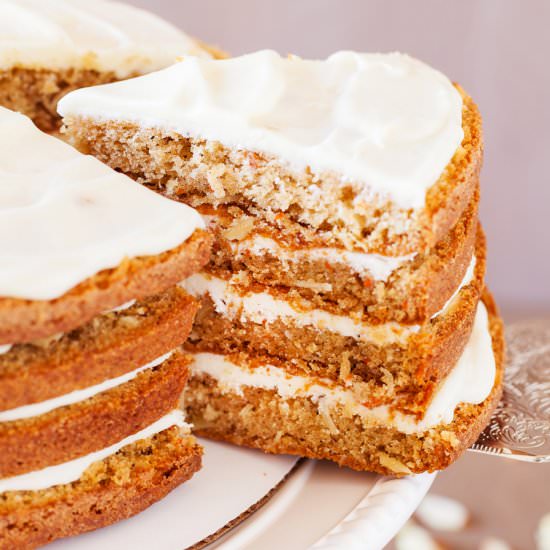 4-Layer Moist Carrot Cake