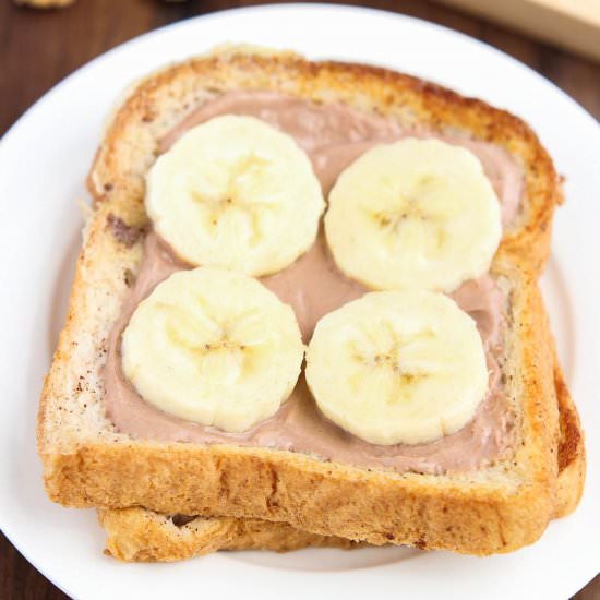 Chocolate Banana French Toast