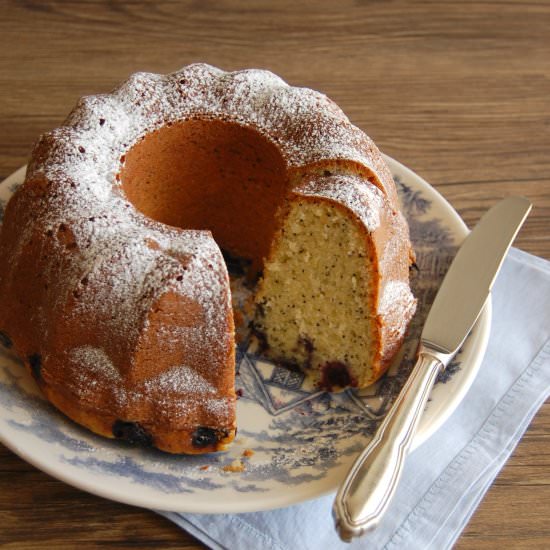 Lime, Coconut, and Poppy Seed Cake