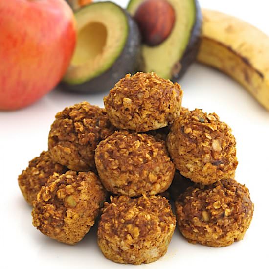 Baby Food Oatmeal Bites