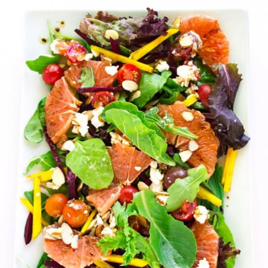 Green Salad w/ Grapefruit and Beets