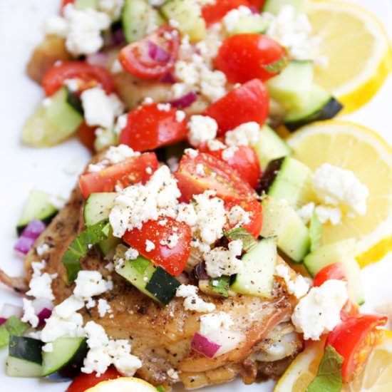 Mediterranean Skillet Chicken