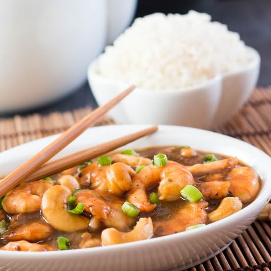 10 Minute Cashew Shrimp