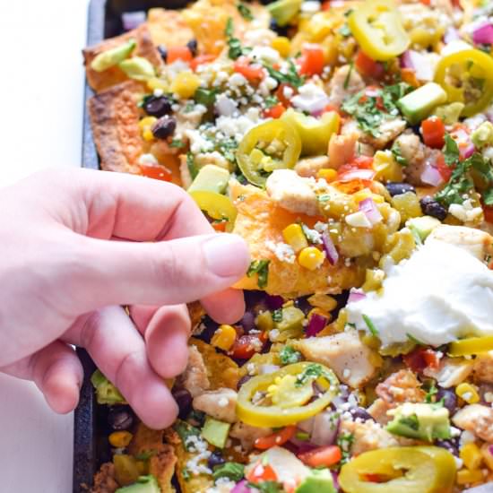 Easy Loaded Mexican Nachos