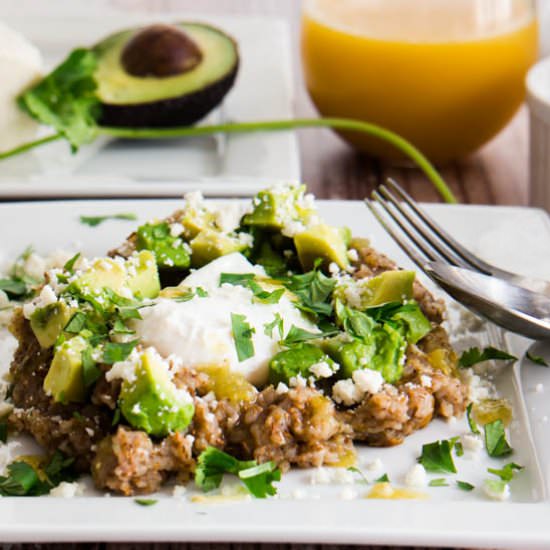 Green Chile Buckwheat Polenta