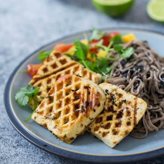 Grilled Tofu-Halloumi