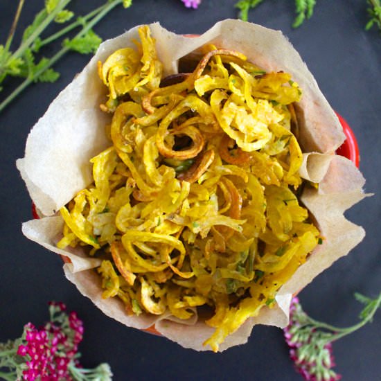 Crispy Plantain Curly Fries