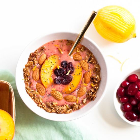 Cranberry Smoothie Bowl