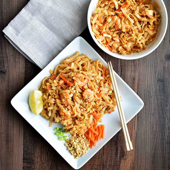 Pad Thai with Shrimp