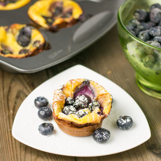 Mini Blueberry Dutch Babies