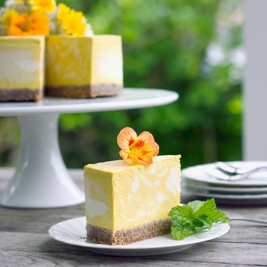 Mango & Turmeric Cheesecake