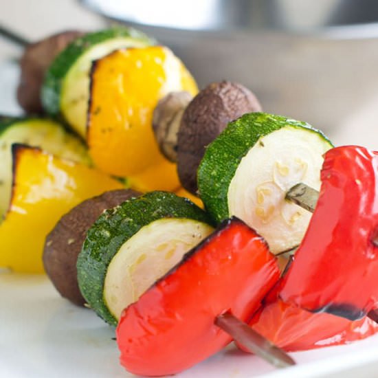 Marinated Vegetable Skewers