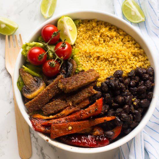 Vegan Fajita Bowls