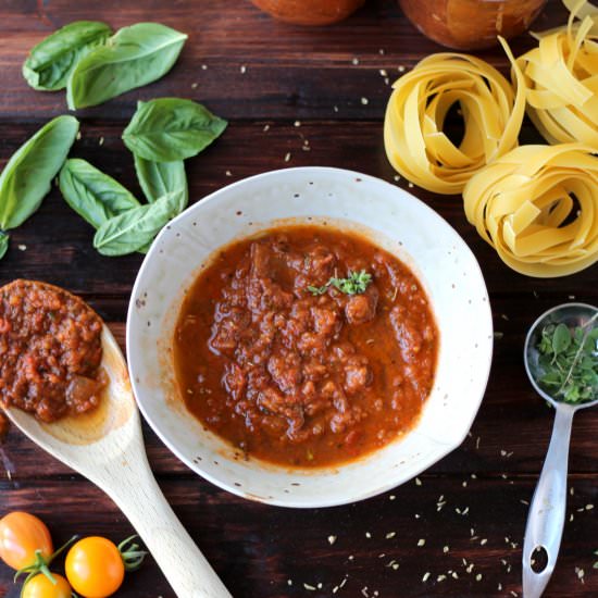 Roasted Marinara (Spaghetti) Sauce