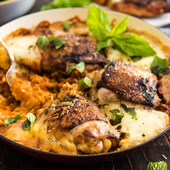 One Pot Chicken and Rice Casserole