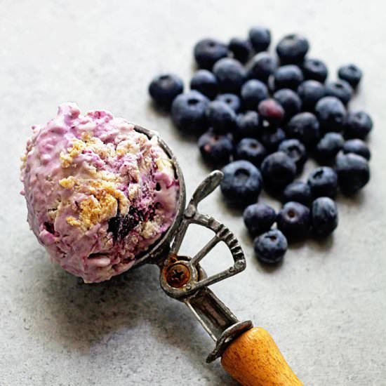Blueberry Cheesecake Ice Cream