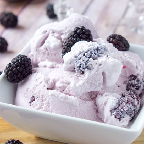 Blackberry Wine Ice Cream