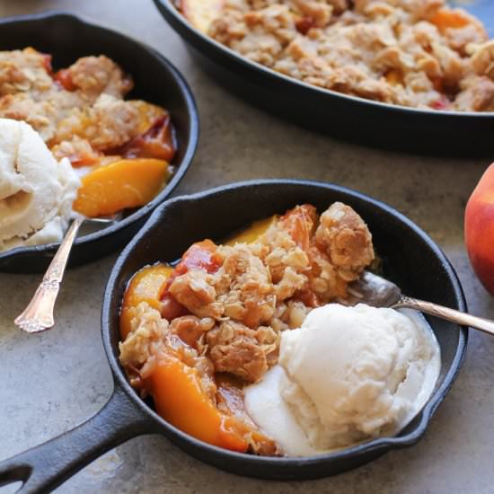 Gluten-Free Peach Crisp
